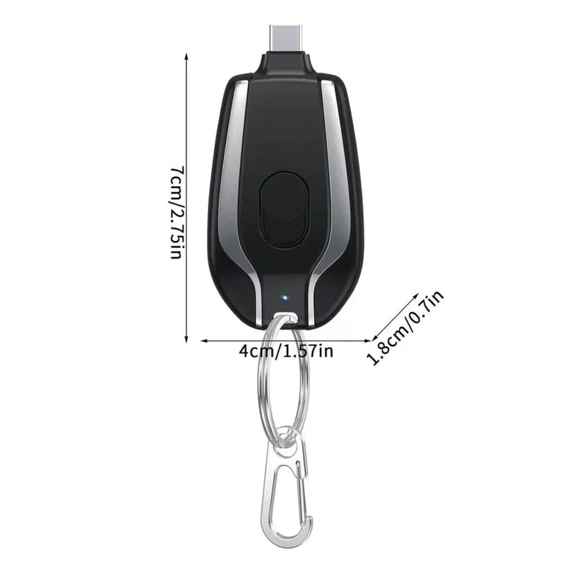 KeyCharge 1500 – Carregador Portátil de Chaveiro