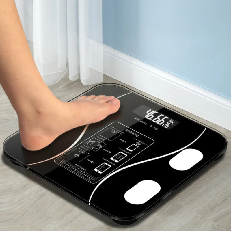 FitScale Pro – Balança Digital Bluetooth de Bioimpedância