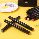 Canetas Marcadoras Coloridas à Base de Óleo Ponta Dupla • Pincel Tipo Manga