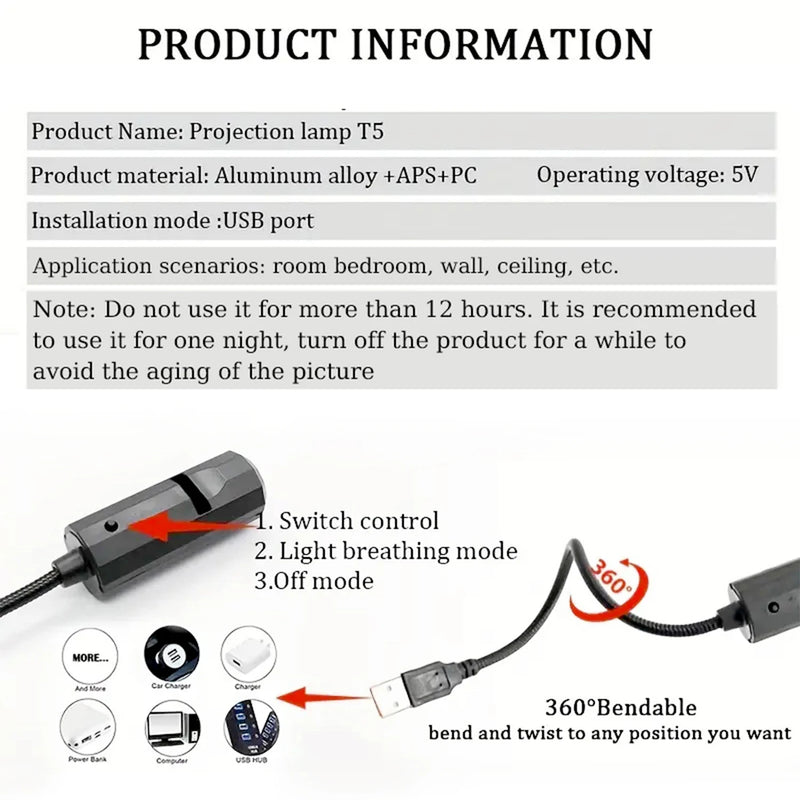 Luz de Projeção de Árvore de Natal