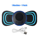 Mini Massageador Portátil EMS para Pescoço Alongador Elétrico Cervical • Alívio de Dor Muscular