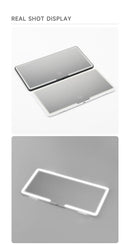 Espelho Interno para Carro com Iluminação LED — Espelho de Maquiagem HD para Para-sol