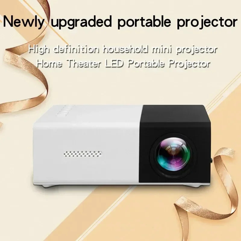 Mini Projetor Portátil Full HD 1080P - Ideal para Smartphones