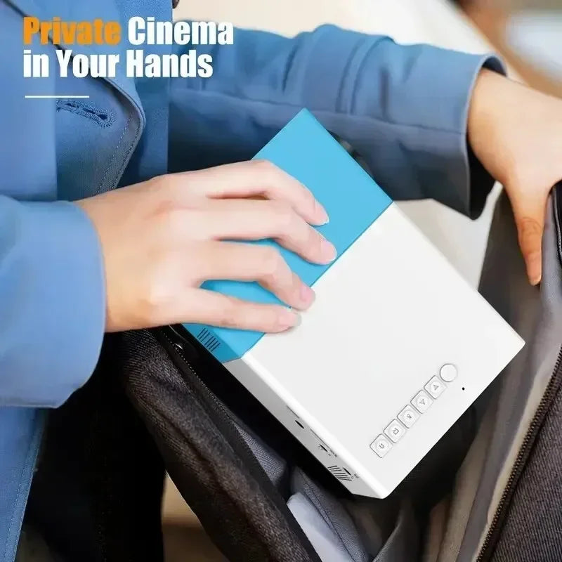 Mini Projetor Portátil Full HD 1080P - Ideal para Smartphones